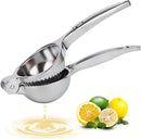 Lemon Squeezer, Heavy Duty Zinc Manual Lemon Juicer, Threaded Groove Fresh Small Oranges Limes Juicer Hand Press Manual Citrus Juicer Press for Home Restaurant Kitchen Accessories Utensils(Sliver) by CozyNest Decor