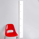 Wooden Growth Chart for Wall - Size Height Chart for Kids, Growth Measuring Board and Kids Height Wall Chart, Growth Chart for Kids, Height Chart for Wall - Modern White (63"x6.7") by TinyTreasures Baby Boutique