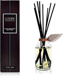LOVSPA Reed Diffuser Set, Baltic Amber Scented Oil Diffuser with Sticks, Home Fragrance Accessories for Bathroom Shelf Decor, Aroma Diffusers for Home or Office Fall Decor, USA Made by CozyNest Decor