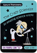 The Purple Cow, The Crazy Scientist- 'Nature Phenomena', Science Activity Card Set for Girls and Boys, Ages 6 and Older, Instructions Inside – Amazing STEM Learning by TinyTreasures Baby Boutique