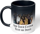 Personalized Coffee Mug, Magic Color Changing Photo Text 11 Oz Ceramic Mug, Customized Picture Name Tea Cup, Custom Fathers Day Mug, Taza Cafe Personalizadas Fotos, Gifts Women Men Mom, Black CC by TinyTreasures Baby Boutique