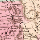 Vintage Map of Mexico And Guatemala 1834