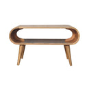 Solid Wood Open Coffee Table by HouseOfZazla