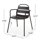 Terra Nova - Bistro Set - Matte Black by HouseOfZazla