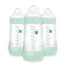 MAM 9oz Easy Start Anti-Colic Baby Bottles, Medium Flow, Breastfeeding-Like Silicone Nipple, Reduces Colic, Gas, & Reflux, Easy-to-Clean, BPA-Free, Baby Bottles for Newborns, 2+ Months by TinyTreasures Baby Boutique