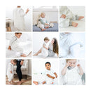 Tealbee DREAMSUIT: Toddler Sleep Sack with Feet 3T 4T - 1.2 TOG Four Season Baby Wearable Blanket for Walkers - Rayon made from Bamboo, Organic Cotton Sleeping Bag - Alphabet by TinyTreasures Baby Boutique