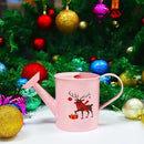 Metal Small Watering Can for Outdoor and Indoor Plants, Watering Can Decor, 500ML (Small Pink) by GreenHaven Gardens
