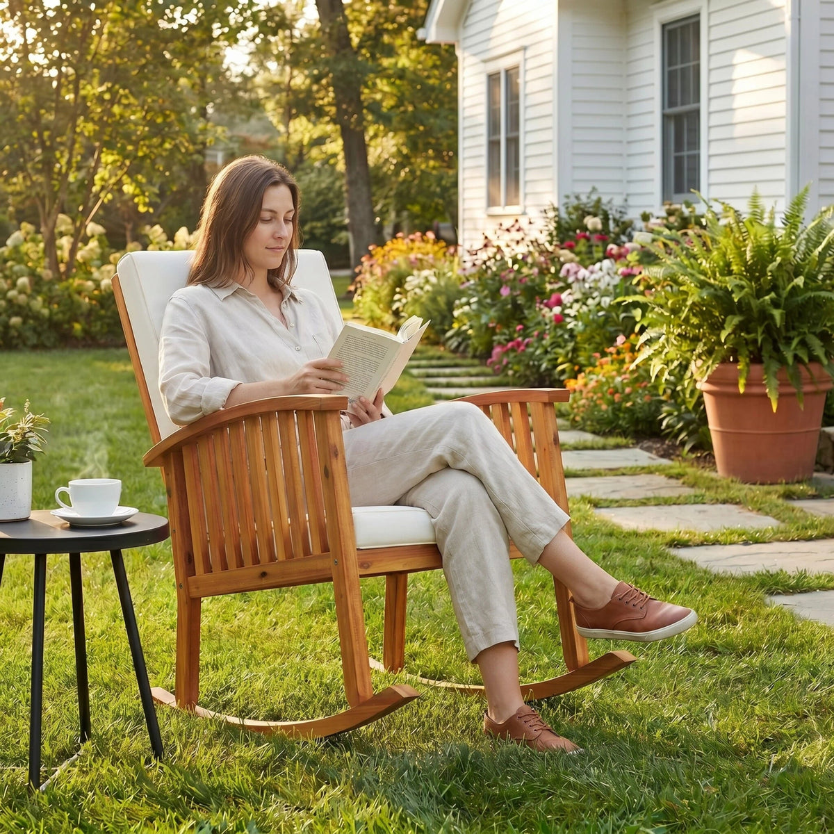 Casa Acacia Rocking Chair, photo 3 of 10