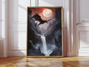 Beneath the Blood Moon's Flight