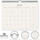Jotsome Wall Calendar 2025-2026, Academic Monthly Wall Calendar From July 2025 to December 2026 14.2x11.2 inch for Home and Office, Easy Planning by TinyTreasures Baby Boutique