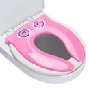 Portable Potty Seat for Toddler Travel - Foldable Non-Slip Potty Training Toilet Seat Cover for Girls, Baby Kids with Drawstring Bag (Pink Owl) by TinyTreasures Baby Boutique