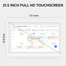 21.5 Inch Smart Digital Calendar, Wall Electronic Calendar, 1920 * 1080 IPS Full HD Touch Screen Display for Family Meal Planner Support - Streamline Household Organization by TinyTreasures Baby Boutique