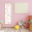 Personalized Kids Height Chart - Canvas Growth Ruler for Boys and Girls - Custom Name Banner with Removable Nursery Wall Decor - Gift for Kid’s Room Decoration by TinyTreasures Baby Boutique