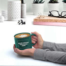 DISCOUNT PROMOS Custom Ceramic Campfire Coffee Mugs 13 oz. Set of 50, Personalized Bulk Pack - Perfect for Tea, Espresso, Cappuccino, Hot Cocoa - Green by TinyTreasures Baby Boutique