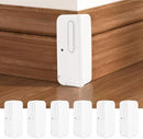 6 Pcs Self Adhesive Silicone Corner Protectors Cute Elephant Pattern Edge Guards Safety Baseboard Corner Blocks Decotive Baby Proofing Corner Cushion for Wall, Furniture & Sharp Corners -White by TinyTreasures Baby Boutique