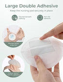 Momcozy Bamboo Disposable Nursing Pads, Advanced Blue Core for Ultra-Absorbent, Leakproof & 3D Design, Biodegradable for Sensitive Skin, Individually Wrapped, 80 Count by TinyTreasures Baby Boutique