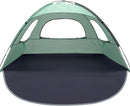 WhiteFang Beach Tent Anti-UV Portable Sun Shade Shelter for 3/4/6/8 Person, Extendable Floor with 3 Ventilating Mesh Windows Plus Carrying Bag, Stakes and Guy Lines by TinyTreasures Baby Boutique