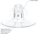 Elvie Pump Breast Shield - 24mm | 2 Pack Nipple Shield Flange for Pumping Breast Milk | Breast Feeding Essentials for Electric Breast Pumps | BPA Free Breast Shells | Breast Pump Bra Compatible by TinyTreasures Baby Boutique