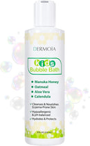 Kids Bubble Bath for Sensitive Skin & Eczema Relief - Baby Bubble Bath with Manuka Honey, Aloe Vera, Colloidal Oatmeal and Calendula - Kids Soap with Botanical Extracts for Sensitive Skin by TinyTreasures Baby Boutique