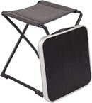 SUNNYFEEL 3 in 1 Folding Camping Table and Stool, Footrest, Lightweight Up to 300 LBS, Easy to Carry, Portable Camp Stool for Beach, Fishing, Trip, Picnic, Lawn, Concert Outdoor by GreenHaven Gardens
