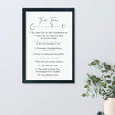 LuZhiQiang The Ten Commandments Wall Art Decor 16"×11" Bible Verse 10 Commandments Sign Motivational Positive Quotes Wood Framed Wall Hanging (Black)