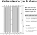 MIULEE Linen Curtains for Bedroom 100% Blackout Thermal Insulated Burnt Orange Grommet Room Darkening Curtains & Drapes Rust Terracotta Fall Decor for Living Room Nursery 52 x 54 Inch (2 Panels) by TinyTreasures Baby Boutique