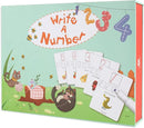 Number Handwriting Training Flash Card, Numbers Flash Cards for Toddlers Aged 3+ PW0229 (Write a Number) by TinyTreasures Baby Boutique