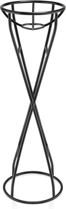 Alpine Corporation 24" Tall Indoor/Outdoor Metal Gazing Globe Display Stand, Black by GreenHaven Gardens