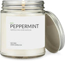 1OAK Soy Wax Scented Candles - Peppermint Candle - Scented Candles for Home (7oz.) by CozyNest Decor