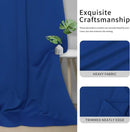 Easy-Going Blackout Curtains for Bedroom, Solid Thermal Insulated Grommet and Noise Reduction Window Drapes, Room Darkening Curtains for Living Room, 2 Panels(46x63 in, Classic Blue) by CozyNest Decor