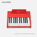 Kids Piano Keyboard, Digital Piano for Kids, Music Educational Instrument Toy, Wood Toy for 3+ Girls and Boys (Red, 25 Keys) by TinyTreasures Baby Boutique