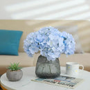 Tifuly Hydrangea Artificial Flowers -12 pcs Realistic Fake Hydrangea Silk Flowers with Stems Faux Hydrangea Flowers Heads for Office Home Party Wedding Centerpiece DIY Floral Decor(Sky Blue) by CozyNest Decor
