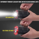 Lichamp 4 Pack Lantern Camping Essentials Lights, Battery Powered Collapsible Lanterns Flashlights with Red Strobe/SOS, Magnetic Base, for Power Outages, Hurricane, Tent Lights for Emergency by GreenHaven Gardens