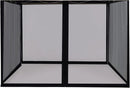 10'x10' Mosquito Netting for Patio with Zipper, Outdoor Replacement Mesh Sidewall Netting for Porch/Patio/Canopy/Gazebo (Mosquito Netting Only, Black) by GreenHaven Gardens