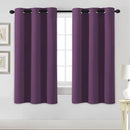 H.VERSAILTEX Blackout Curtains for Bedroom Thermal Insulated Room Darkening Living Room Curtains 63 Inch Long Grommet Privacy Protection Window Curtain Panels/Drapes for Nursery, 2 Panels,Plum Purple by CozyNest Decor