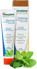 Himalaya Botanique Complete Care Whitening Toothpaste, Simply Peppermint, Fluoride Free for a Clean Mouth, Whiter Teeth and Fresh Breath, 5.29 oz, 4 Pack by CozyNest Decor