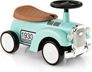 HONEY JOY Ride On Push Car, Outdoor Toddler Riding Toys w/Steering Wheel, Horn & Storage, Foot-to-Floor Sliding Car, No Batteries, Retro Baby Ride On Toys for Boys and Girls (Green) by TinyTreasures Baby Boutique
