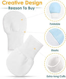 Newborn Baby Mittens Anti Scratch Baby Mittens No Scratch Mittens Baby Gloves for 0-6 Months Boys Girls(6 Pairs) by TinyTreasures Baby Boutique