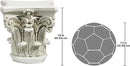 Design Toscano The Corinthian Pillar, Capital Small by GreenHaven Gardens
