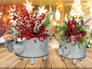 Galvanized Metal Pig Succulent Planter Farmhouse Pig Shaped Bowl Metal Pig Tray Rustic Decor Set of 2 by GreenHaven Gardens