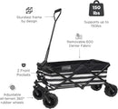 Creative Outdoor Original Folding Wagon All-Terrain Wheels by GreenHaven Gardens