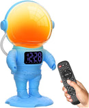 Astronaut Sunrise Alarm Clock for Kids, White Noise Sound Machine with 30 Soothing Sounds, 22 Dimmable Nightlights, Bluetooth Speaker, Dual Digital Alarm Clocks, Wake Up Light for Bedroom, Adults by TinyTreasures Baby Boutique