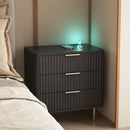 Nightstand with Charging Station and Night Light