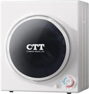 CTT 3.5 Cu. Ft. Clothes Dryer, 1500W Electric Dryers for Clothes, 110V Electric Clothes Dryer with Stainless Steel Drumble for 13.2 lbs. with 4 Automatic Drying Modes (White) by CozyNest Decor