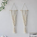Boho Macrame Plant Hangers - Handmade Hemp Rope Hanging Baskets for Plants with Ceiling Hooks, Bohemian Home Decor Wall Art by GreenHaven Gardens