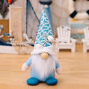Summer Gnomes Decorations, Beach Gnomes Plush Decor for Home Ocean Day Gnome Tiered Tray Decor Handmade Tomte Swedish Nisse Scandinavian Elf Dwarf,Birthday Gnome Gifts, Blue by CozyNest Decor