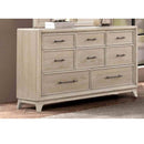 8 Drawers 1 Piece Dresser, Ample Storage Bedroom - Oak