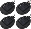 Solar Lantern Top LED Panel Lantern Lid Lights Replacement Part for Outdoor Flower DIY Solar Flower Lights Garden Patio Decor (4PCS) by CozyNest Decor