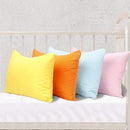 NTBAY 2 Pack Pillows with Microfiber Pillowcases, Soft Cotton Down Alternative 13x18 Zippered Pillows for Sleeping in Crib - Machine Washable - Breathable Travel Pillows, Navy Blue by TinyTreasures Baby Boutique