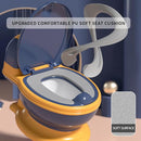 Potty Training Toilet, Realistic Potty Training Seat, Toddler Potty Chair with Soft Seat, Removable Potty Pot, Toilet Tissue Dispenser and Splash Guard, Non-Slip for Toddler& Baby& Kids by TinyTreasures Baby Boutique